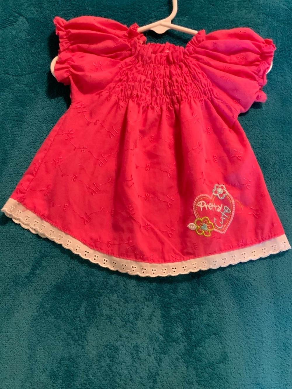 Gymboree Hot Pink Smocked Dress